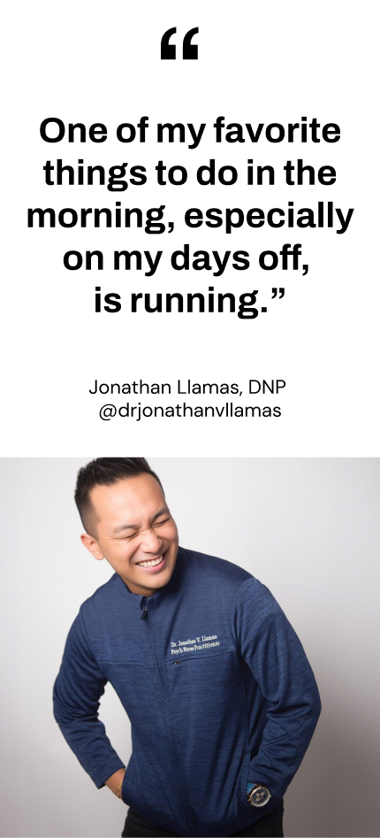 quote from Jonathan Llamas, DNP