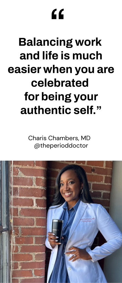 quote from Charis Chambers, MD