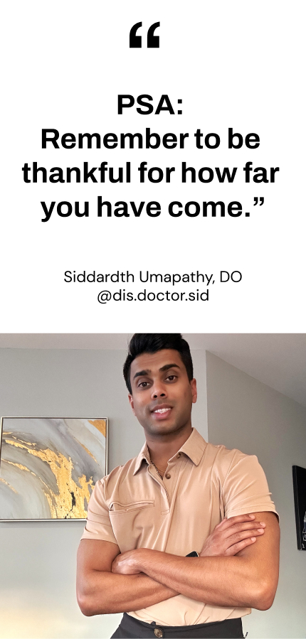 quote from Siddardth Umapathy, DO