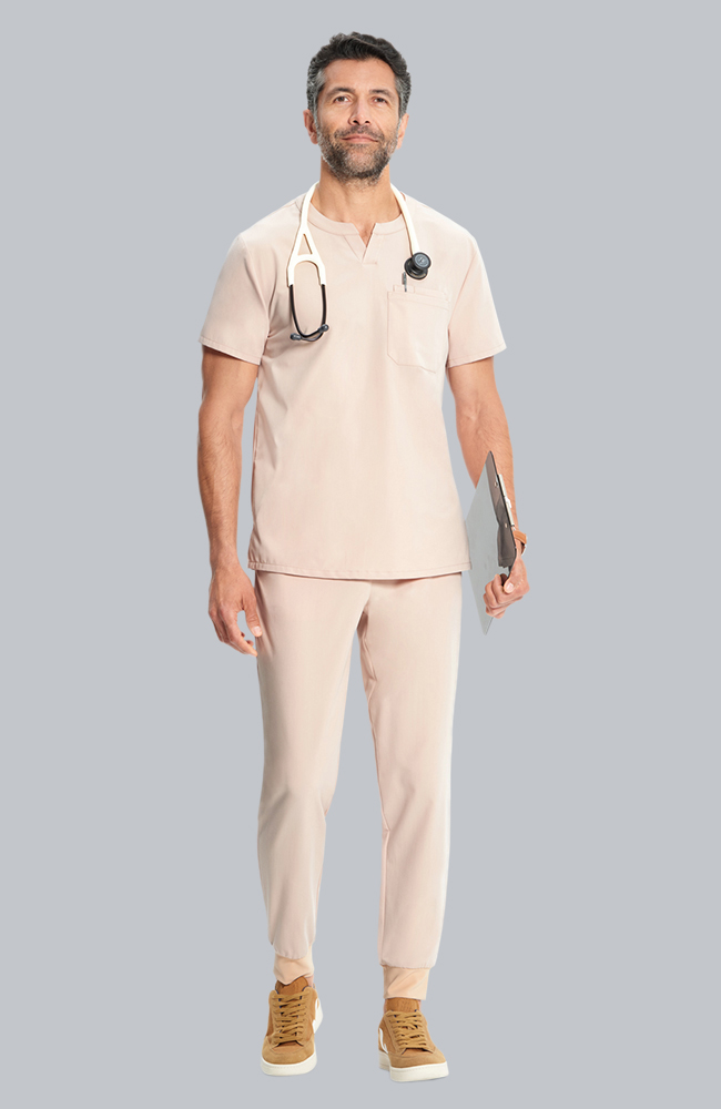 Men's Scrub Set: Cirrus Split Neck Top & Drift Jogger Pant, , large