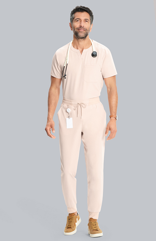 Men's Scrub Set: Cirrus Split Neck Top & Drift Jogger Pant, , large