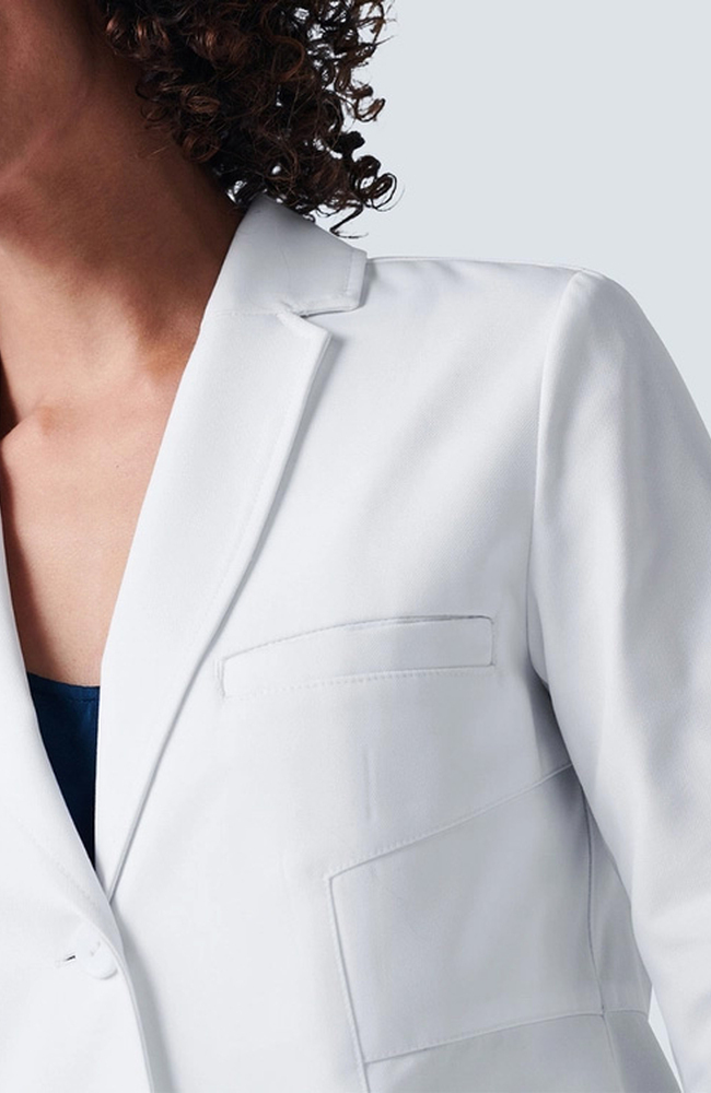 Women's Elizabeth B 26¾" Lab Coat, WHT White, large