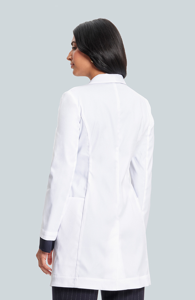 Women's Merit P. Slim Fit 31" Lab Coat, WHT White, large