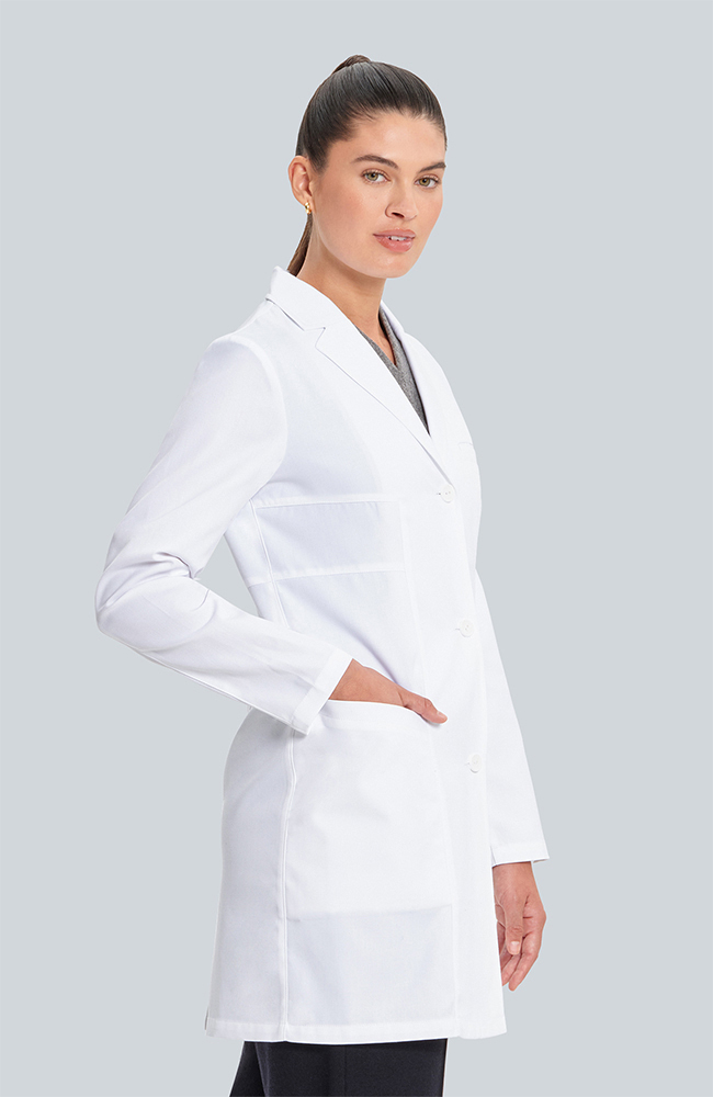 Women's Vandi 34½" Lab Coat, WHT White, large