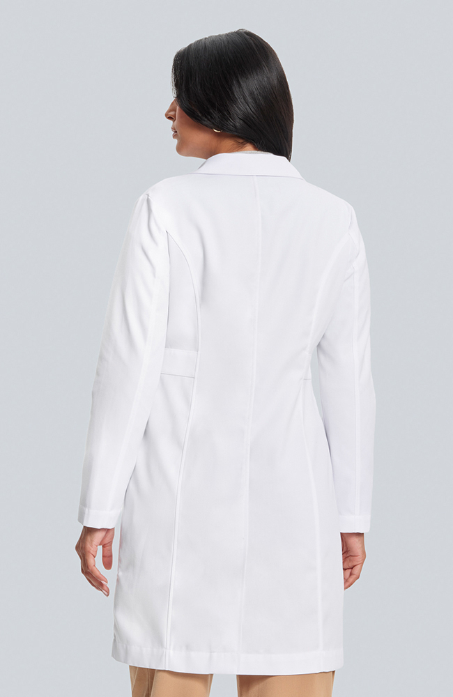 Women's M3 Estie Classic Fit 36½" Lab Coat, WHT White, large