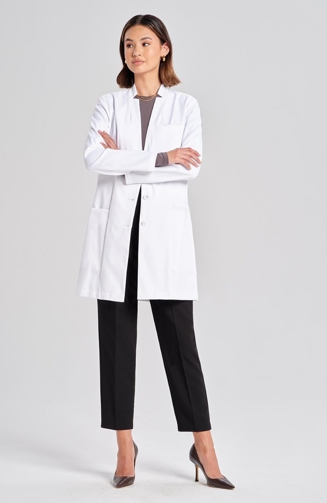 Women's Anandi Slim Fit 4-Pocket 34 3/4" Lab Coat, , large