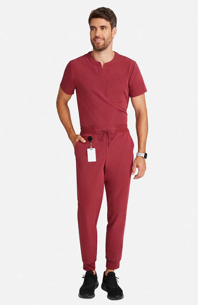 Men's Scrub Set: Cirrus Split Neck Top & Drift Jogger Pant, , large