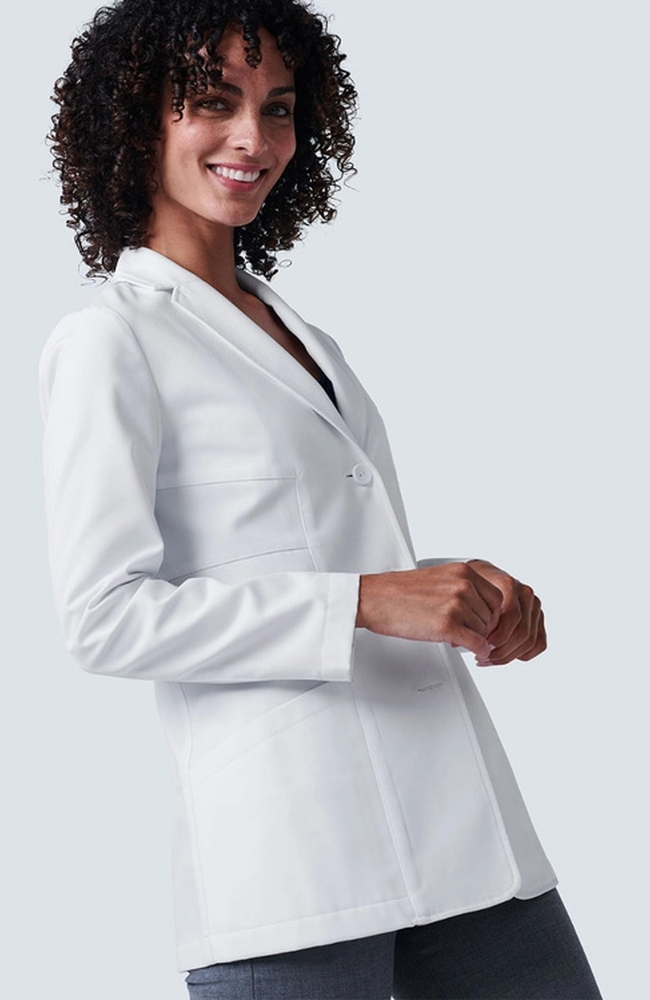 Women's Elizabeth B 26¾" Lab Coat, WHT White, large
