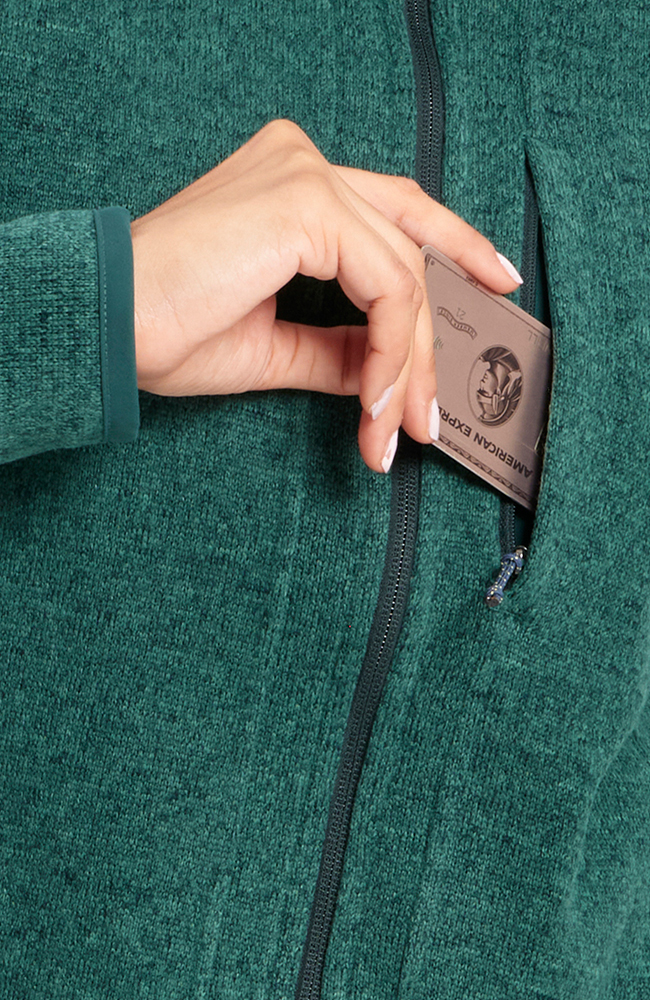 Strata Women's Sweater Fleece Jacket | Medelita