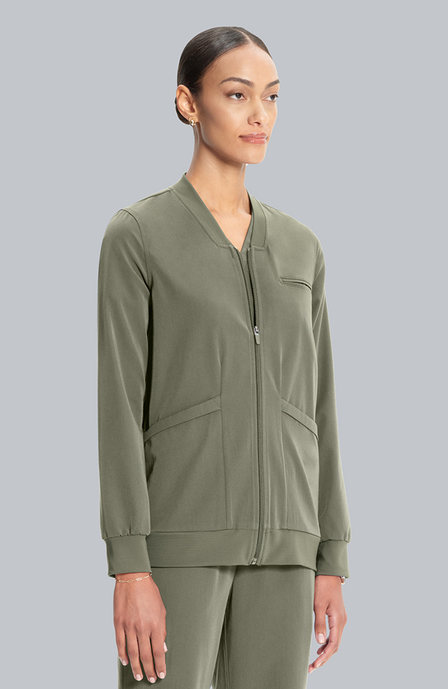 Women's Savannah 5-Pocket Scrub Jacket, , large