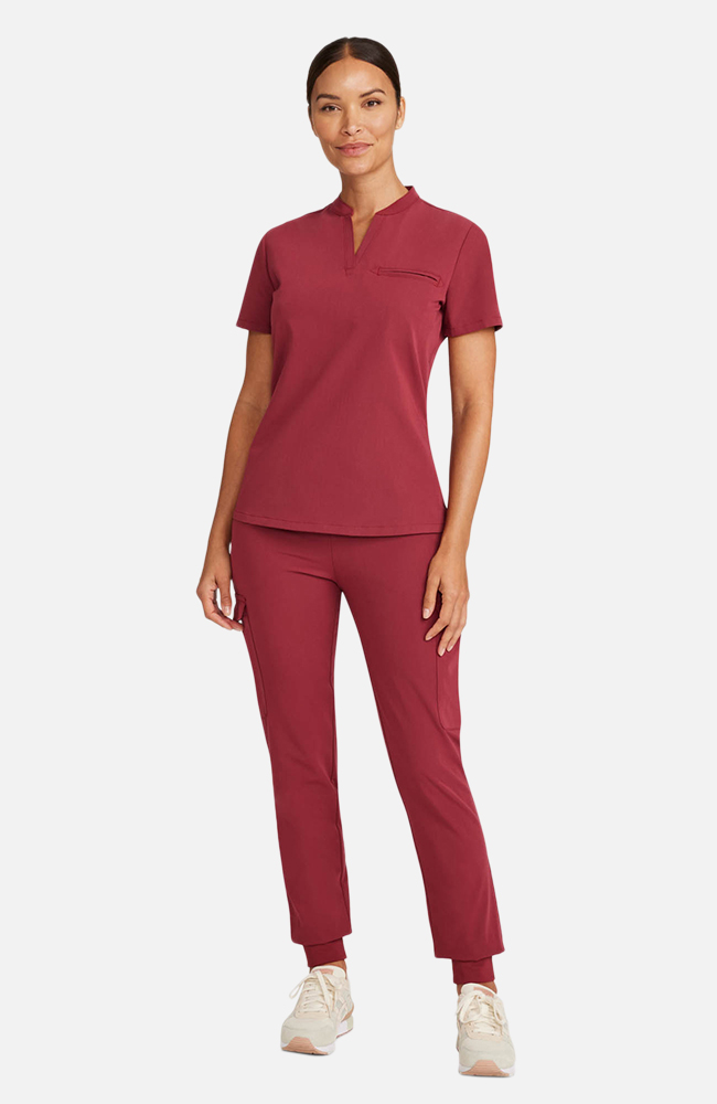 Women's Scrub Set: Taiga Welt Pocket Top & Bosque Jogger Pant, , large