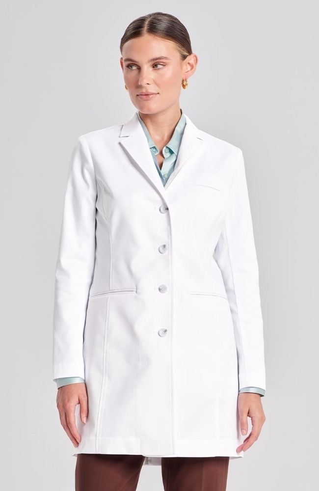 M3 top REBECCA LABCOAT WHITE-MEDELITA