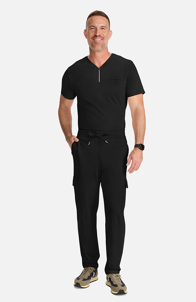 Men's Ponte Cargo Scrub Pant, , large