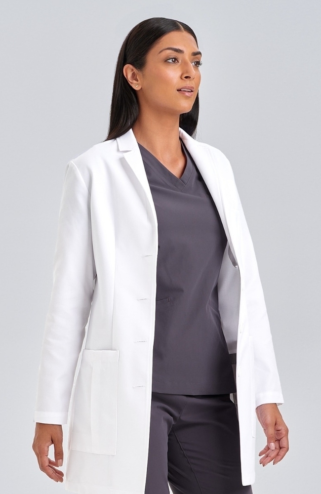 Women's G. Cori 5-Pocket 33 1/2" Lab Coat, WHT White, large